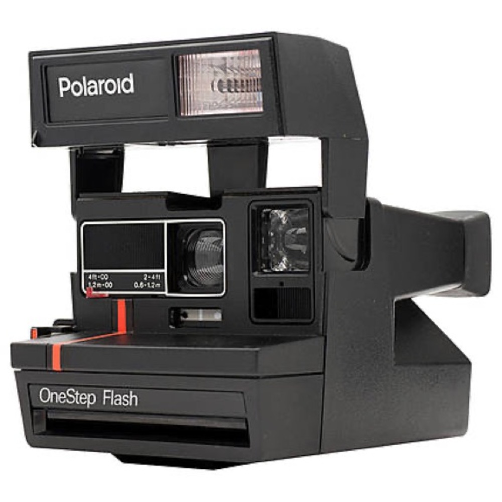 Polaroid One Step Red Stripe Camera